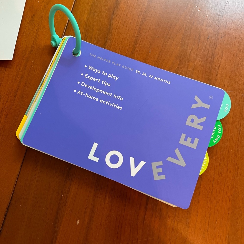 Lovevery The Helper play guide 25, 26, 27 months
